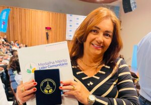 Márcia Carnier é homenageada pela segunda vez consecutiva com a Medalha Mérito Líder Comunitário