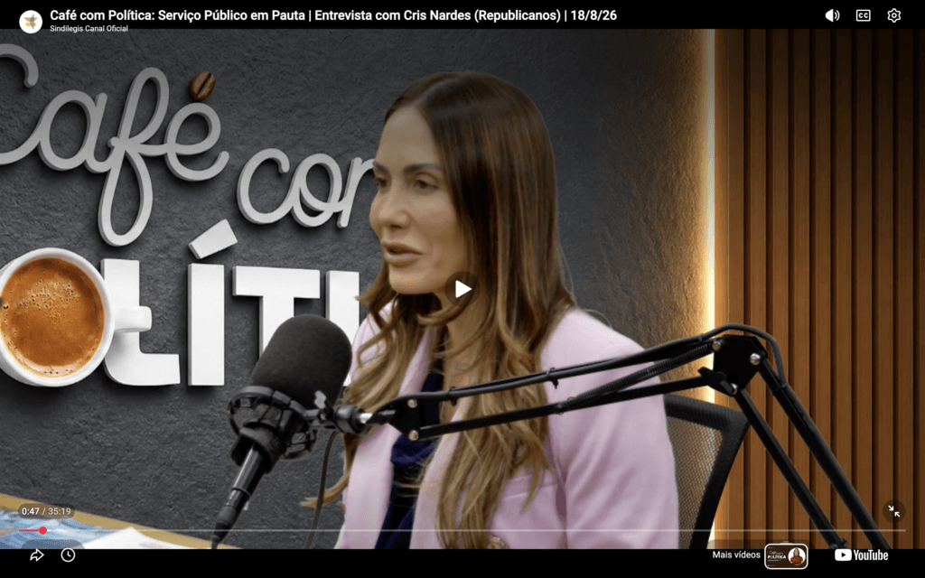 ”Enquanto não fecharmos o ralo da corrupção, não vamos conseguir entregar saúde e educação”, afirma Cris Nardes